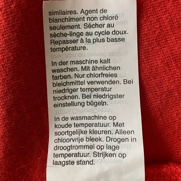 MADEWELL-TEXTURE & THREAD-RED BUTTON FRONT  TOP-SIZE SMALL - Picture 10 of 10